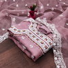 Ds Designer Suit Fancy Organza Silk Non Catalog Dress Material Wholesale Market In Surat